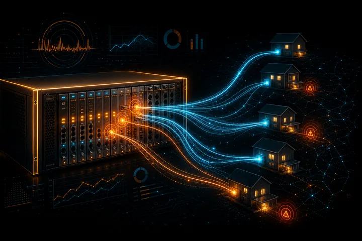 Ilustración: Alertas y análisis OLT