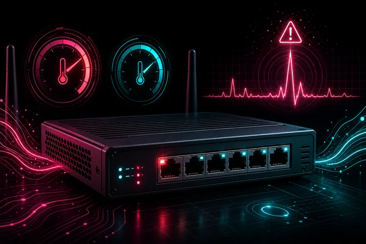 Ilustración: Salud MikroTik y alertas